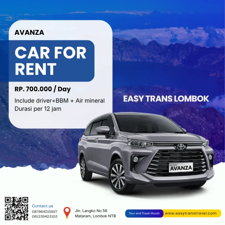 SEWA MOBIL LOMBOK - AVANZA