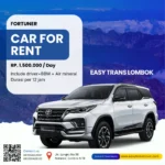 SEWA MOBIL LOMBOK - FORTUNER