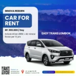 SEWA MOBIL LOMBOK - INNOVA REBORN