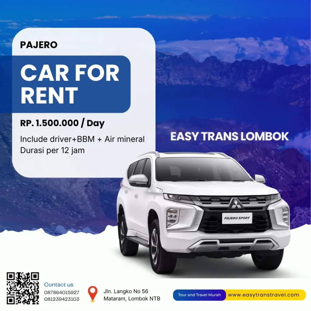 SEWA MOBIL LOMBOK - PAJERO